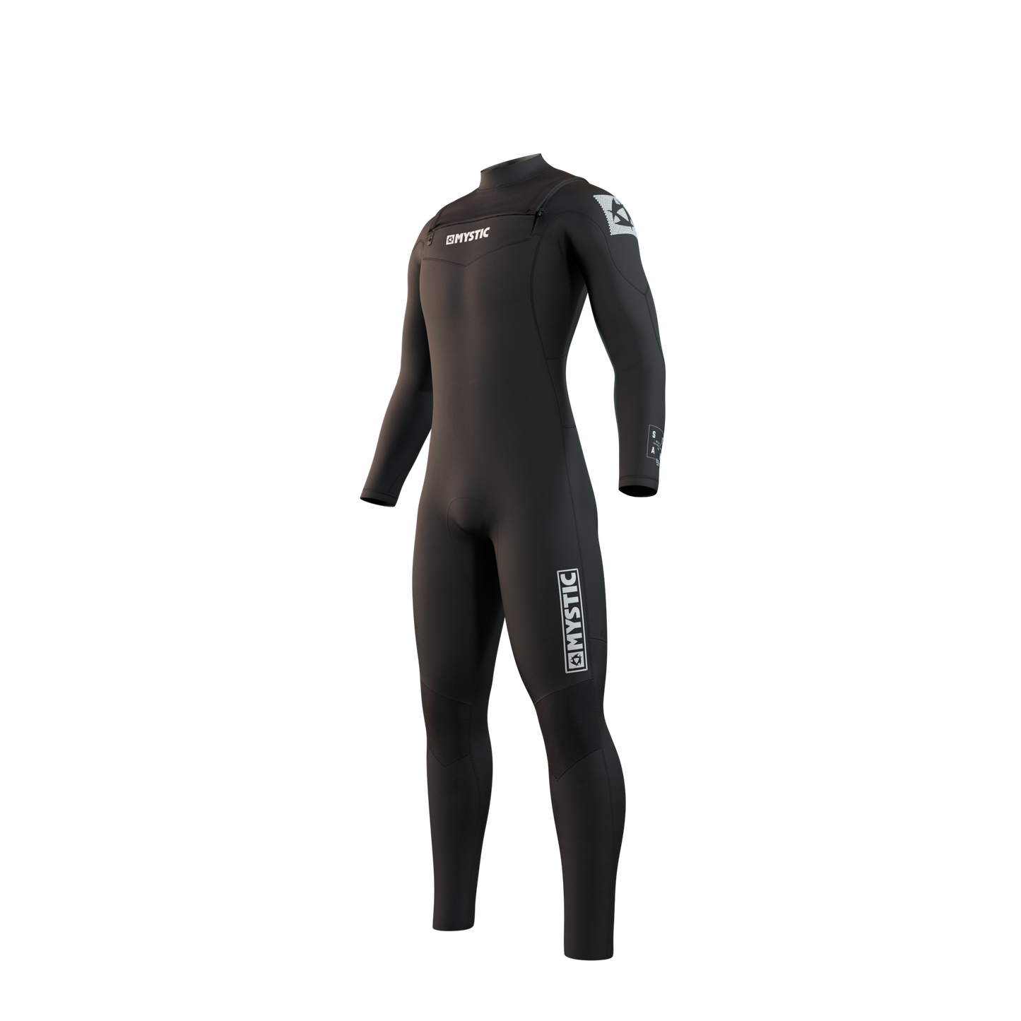 Mystic Star Fullsuit 5/3mm Double Fzip Men black, front view