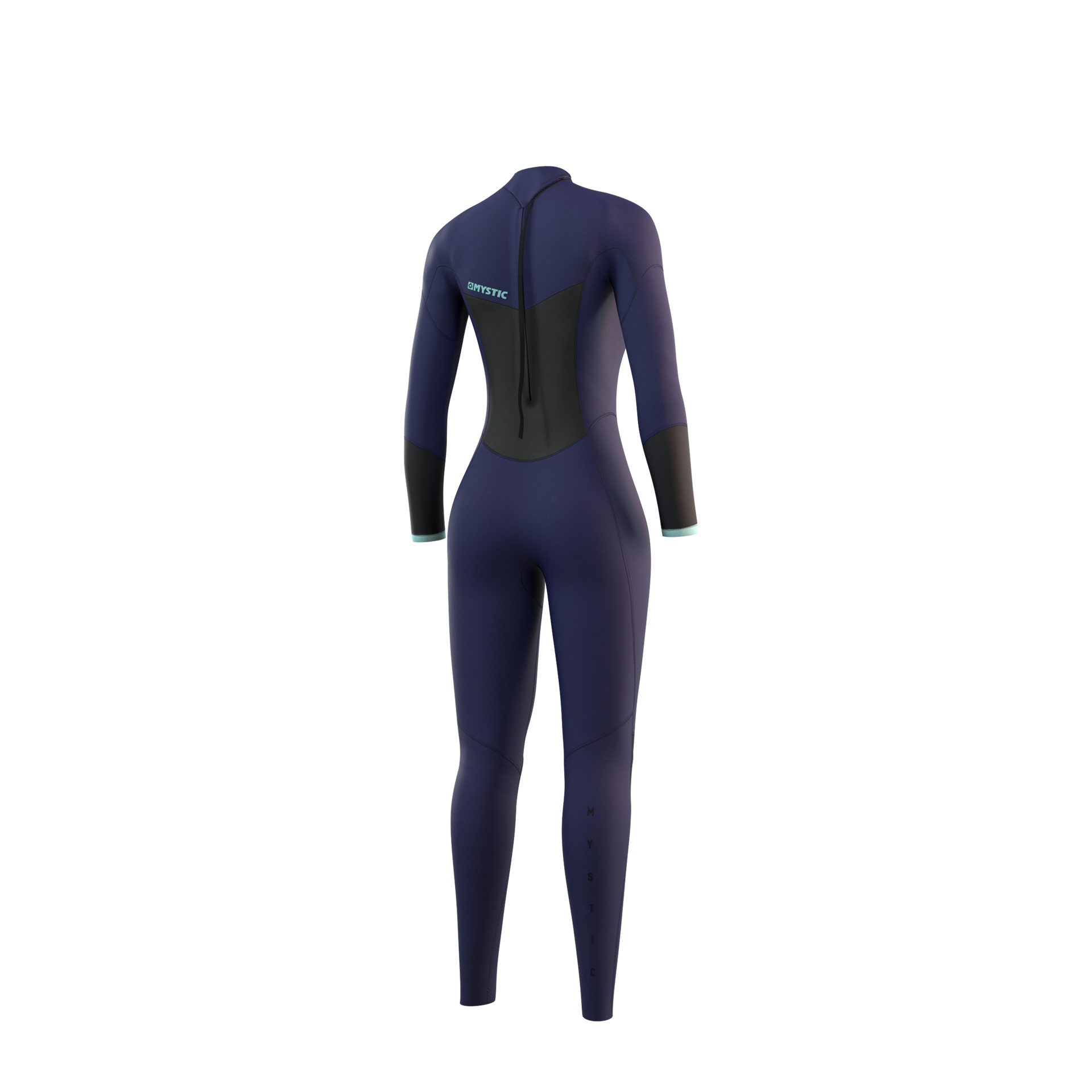  Mystic Star Fullsuit 5/3mm Bzip Women dark blue, back view