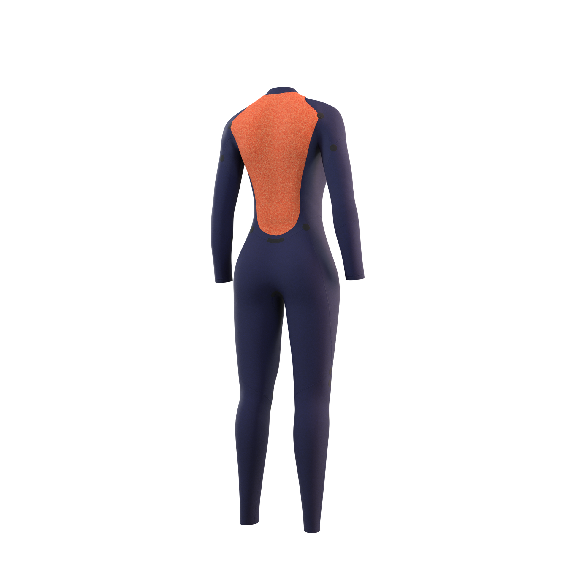 Mystic Star Fullsuit 3/2mm Bzip Women orange, back view